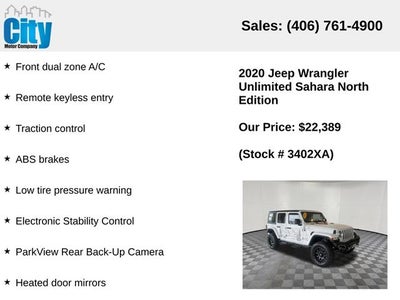 2020 Jeep Wrangler Unlimited Sahara