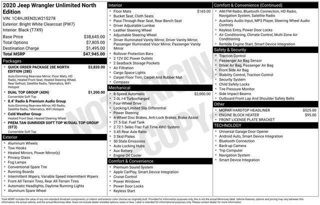 2020 Jeep Wrangler Unlimited Sahara