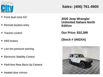 2020 Jeep Wrangler Unlimited Sahara