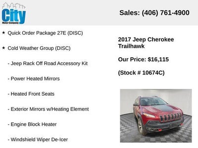 2017 Jeep Cherokee Trailhawk