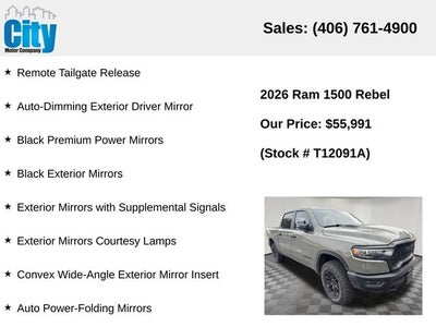 2026 RAM 1500 Rebel