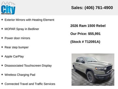 2026 RAM 1500 Rebel