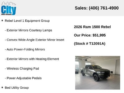 2026 RAM 1500 Rebel