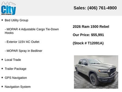 2026 RAM 1500 Rebel