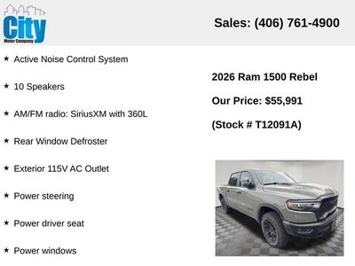 2026 RAM 1500 Rebel