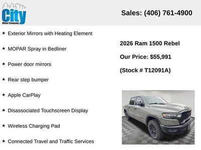 2026 RAM 1500 Rebel
