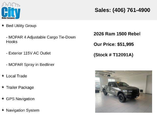 2026 RAM 1500 Rebel