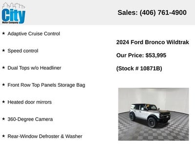 2024 Ford Bronco Wildtrak