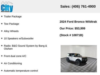 2024 Ford Bronco Wildtrak