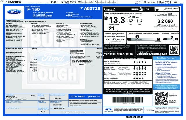 2022 Ford F-150 Tremor
