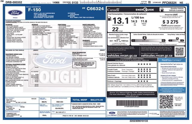 2023 Ford F-150 Tremor
