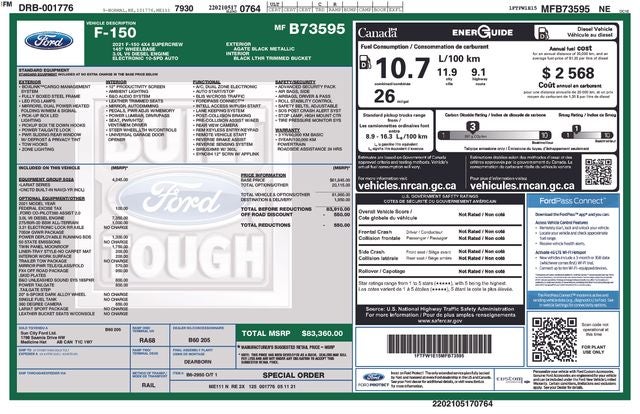 2021 Ford F-150 Lariat