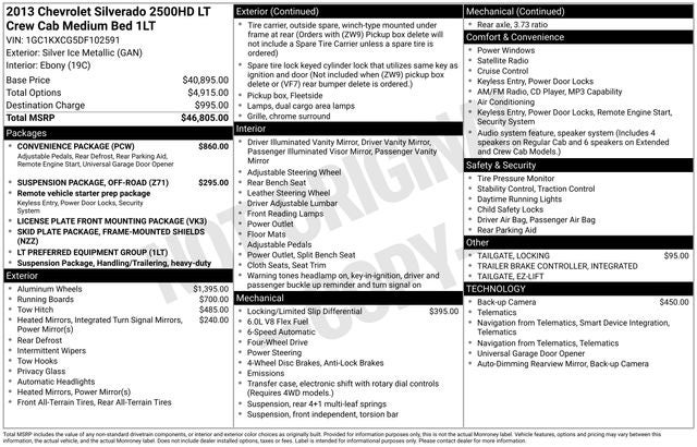 2013 Chevrolet Silverado 2500HD LT