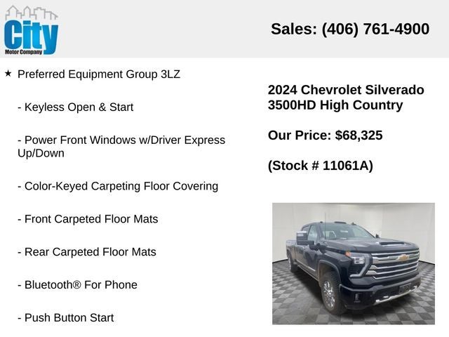 2024 Chevrolet Silverado 3500HD High Country