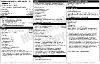 2018 Chevrolet Colorado LT
