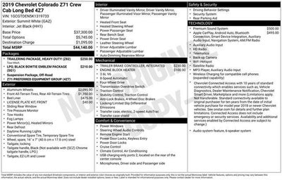 2019 Chevrolet Colorado Z71