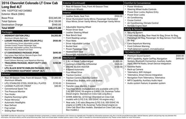 2016 Chevrolet Colorado LT