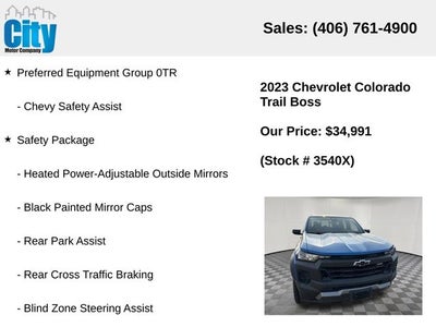 2023 Chevrolet Colorado Trail Boss