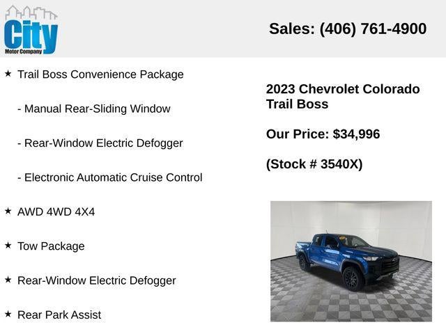 2023 Chevrolet Colorado Trail Boss