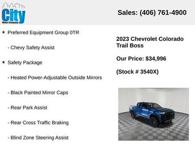 2023 Chevrolet Colorado Trail Boss