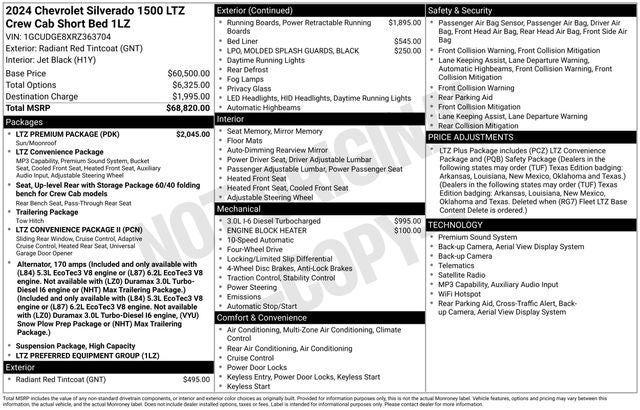 2024 Chevrolet Silverado 1500 LTZ