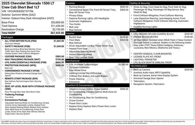 2025 Chevrolet Silverado 1500 LT LT1