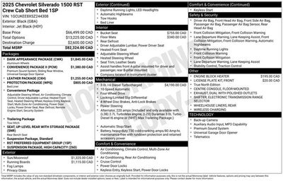 2025 Chevrolet Silverado 1500 RST