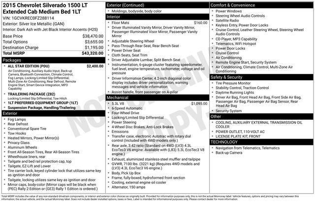 2015 Chevrolet Silverado 1500 LT LT1