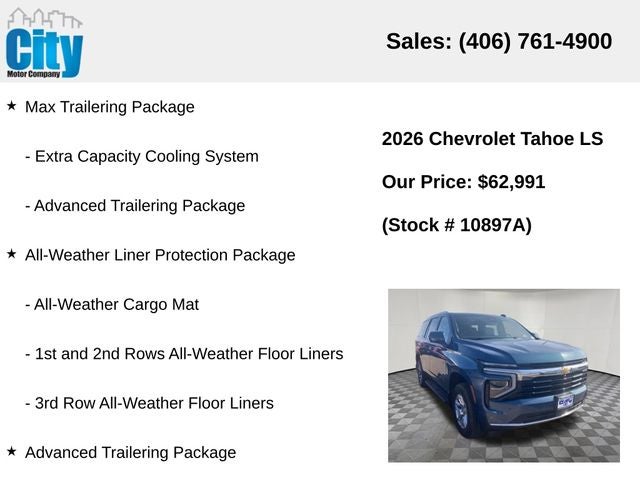 2026 Chevrolet Tahoe LS