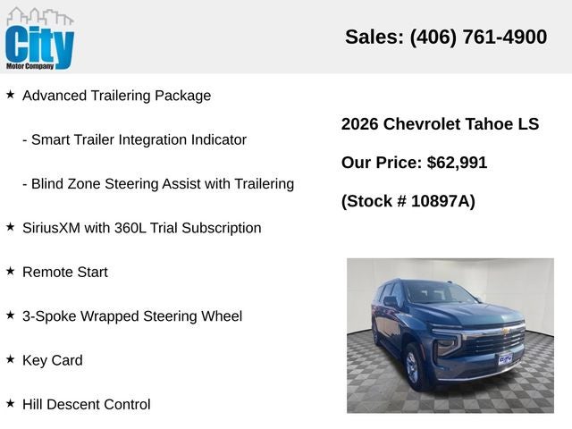 2026 Chevrolet Tahoe LS