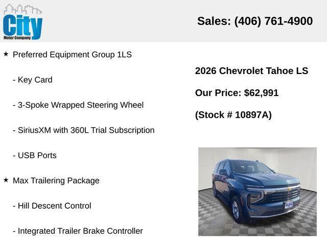 2026 Chevrolet Tahoe LS