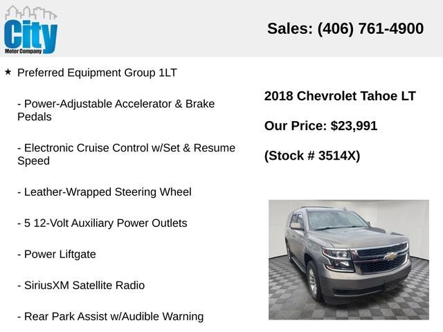 2018 Chevrolet Tahoe LT LT1