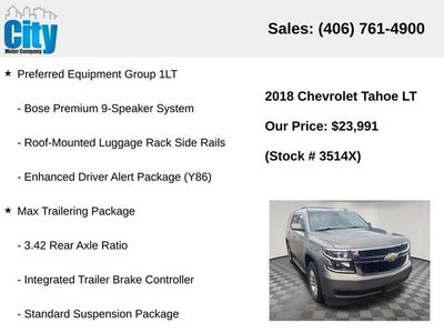 2018 Chevrolet Tahoe LT LT1