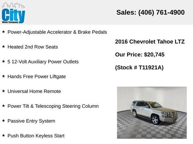2016 Chevrolet Tahoe LTZ