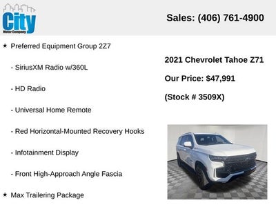 2021 Chevrolet Tahoe Z71