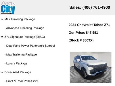 2021 Chevrolet Tahoe Z71