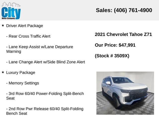 2021 Chevrolet Tahoe Z71