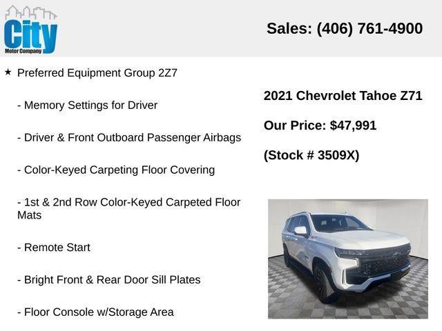 2021 Chevrolet Tahoe Z71