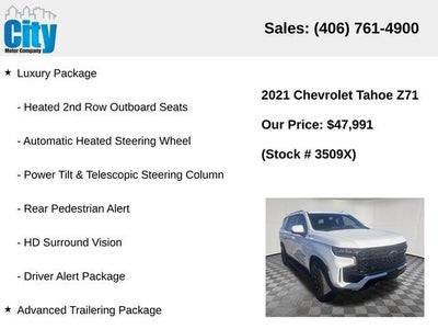 2021 Chevrolet Tahoe Z71