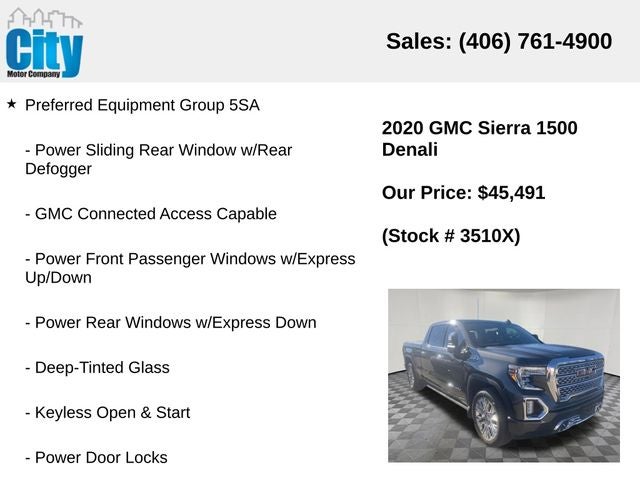 2020 GMC Sierra 1500 Denali