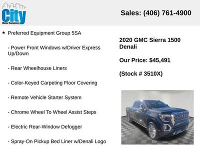2020 GMC Sierra 1500 Denali