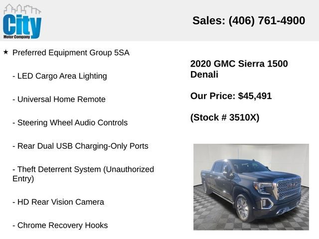 2020 GMC Sierra 1500 Denali
