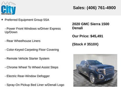 2020 GMC Sierra 1500 Denali