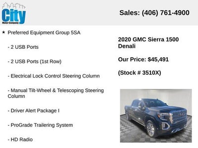 2020 GMC Sierra 1500 Denali