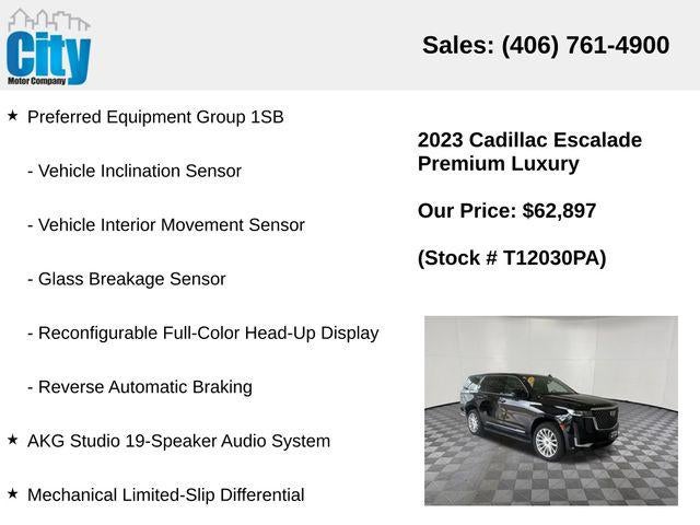 2023 Cadillac Escalade Premium Luxury