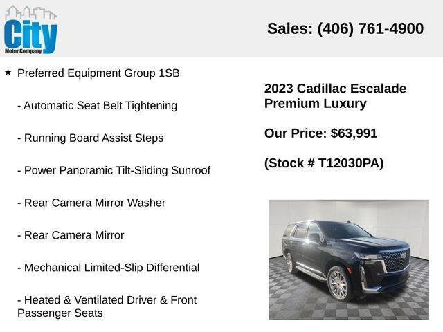 2023 Cadillac Escalade Premium Luxury