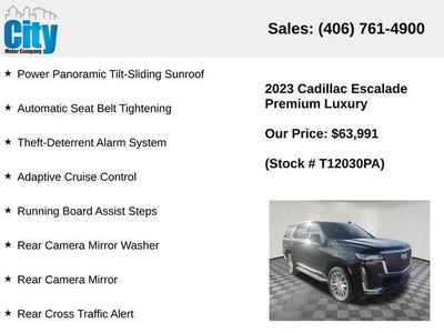 2023 Cadillac Escalade Premium Luxury