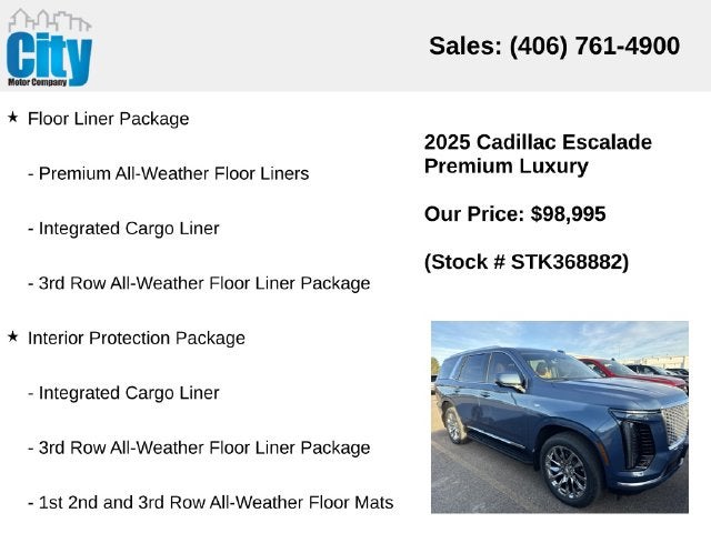 2025 Cadillac Escalade Premium Luxury