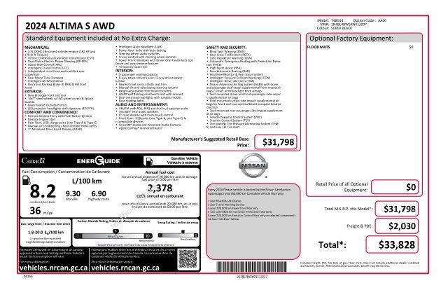 2024 Nissan Altima Base