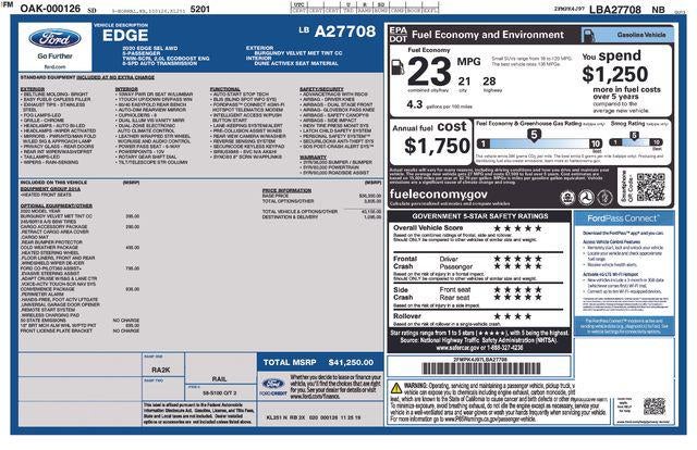 2020 Ford Edge SEL
